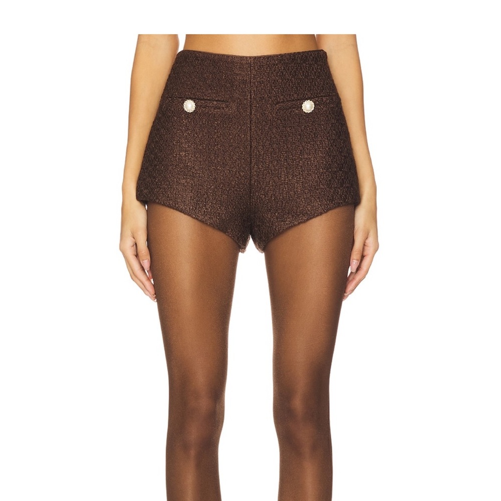 Riah Hot short in chocolate brown - Majorelle
